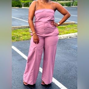 Zara Strapless Jumpsuit